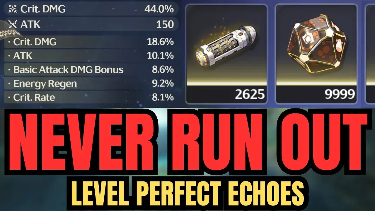 How to Level Echoes in Wuthering Waves: the +10 Rule, Feed vs Recycle and Auto-Discard