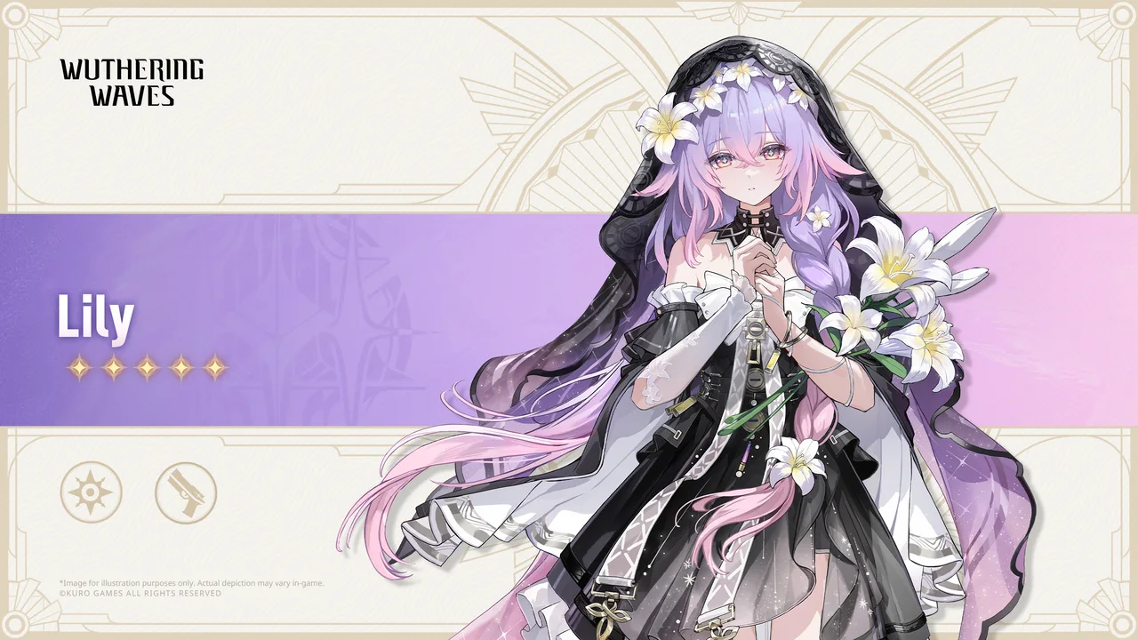 Lily — Wuthering Waves 5-star Spectro Pistols resonator