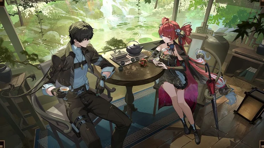 Gifts of Singing Drizzle — Wuthering Waves login event key art