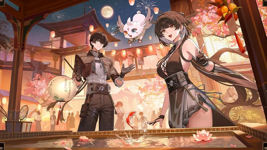 Waking Moon Fishing — Wuthering Waves web event key art